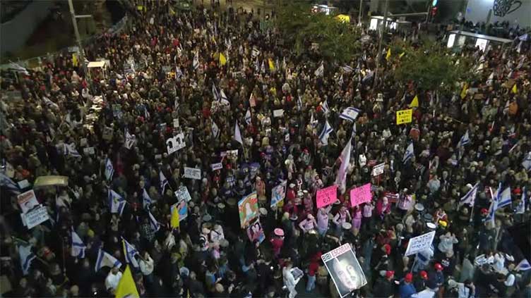 'End the war': Thousands rally in Tel Aviv against Netanyahu's government