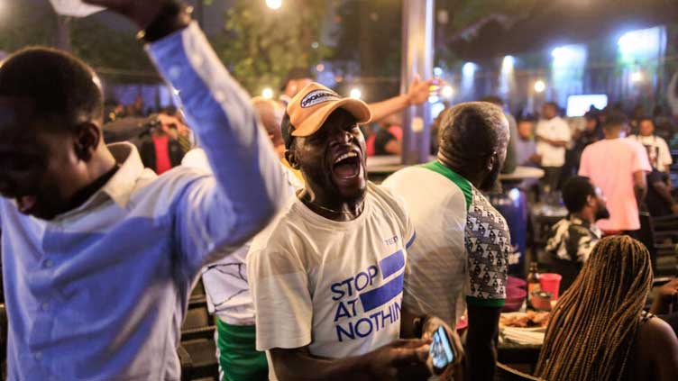 Nigerians celebrate tense Africa Cup semi-final win