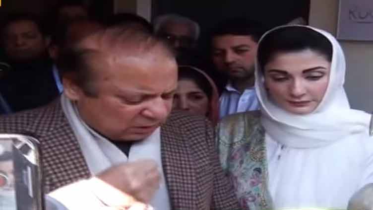 Nawaz seeks clear mandate, asks people to leave for polling stations