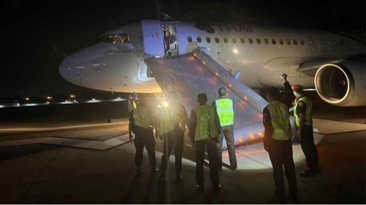 Canadian man opens Thai Airways plane door before takeoff in Thailand