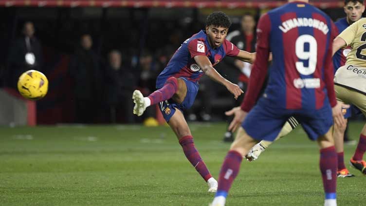 Yamal rescues ragged Barca draw against Granada, Atletico stumble