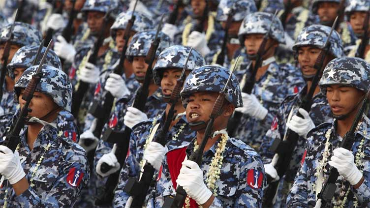 Facing setbacks against resistance forces, Myanmar's military government activates conscription law
