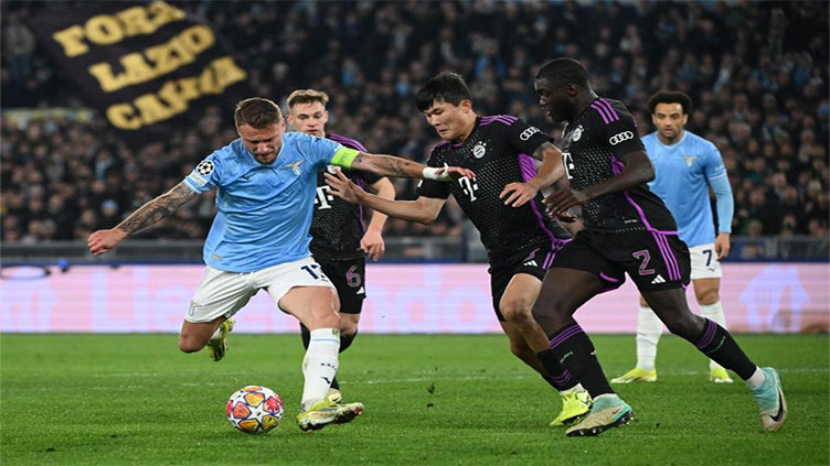 Immobile hands Lazio Champions League advantage over troubled Bayern