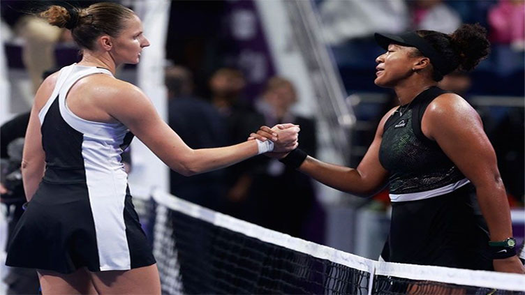 Osaka's Qatar title bid ended by Pliskova