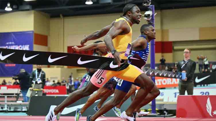 Lyles beats Coleman in US indoor athletics