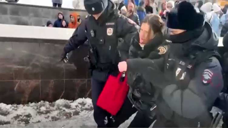 At least 212 detained across Russia at Navalny rallies, rights group says