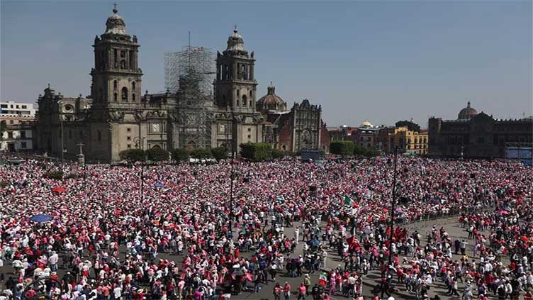 Mexicans turn out in droves to 'protect democracy' ahead of elections