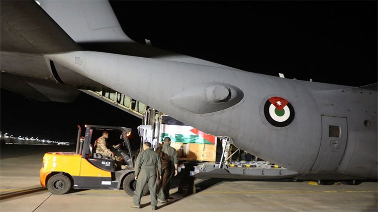 Jordan air-drops aid into Gaza with help of French plane