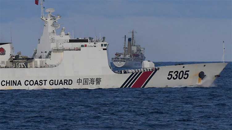 Taiwan says 5 China coast guard ships entered waters near frontline islands