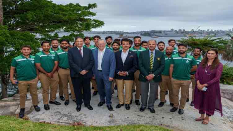 Australian PM hosts reception for Pakistan team in Sydney