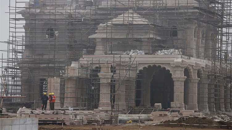 Indian town getting ready for temple opening built on controversial site