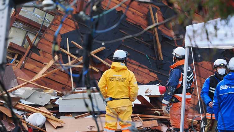 Woman in 90s pulled from rubble five days after Japan quake