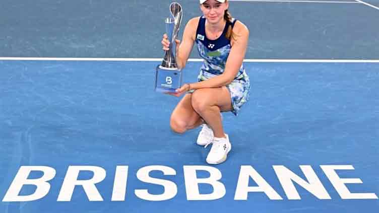 Ruthless Rybakina routs Sabalenka to claim Brisbane title