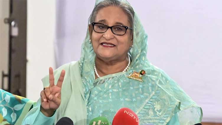 Bangladesh's Hasina wins re-election after polls without opposition