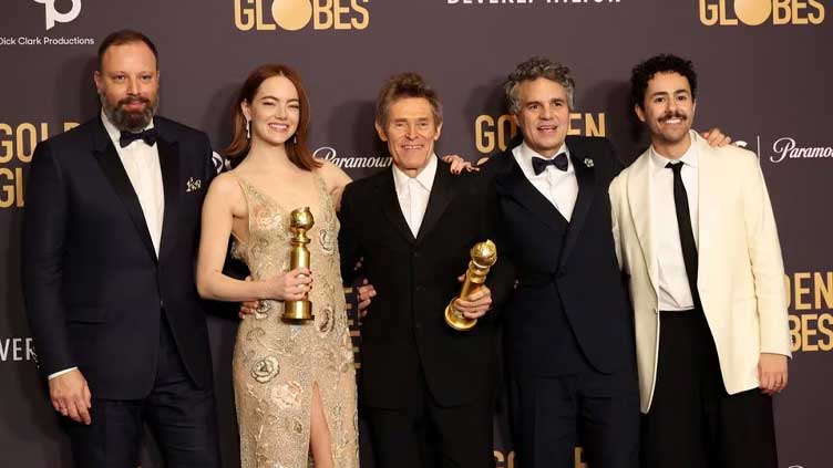 'Oppenheimer, 'Poor Things' win major prizes at Golden Globes