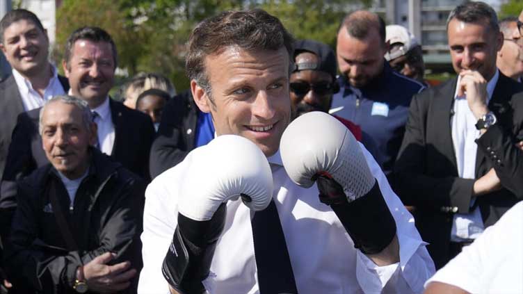 Macron urges French to work out in Olympic year