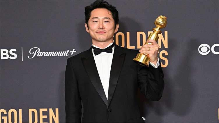 Steven Yeun becomes first Asian to win best actor at Golden Globes