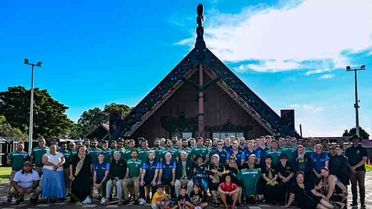 Pakistan team receives traditional welcome in New Zealand ahead of T20I series