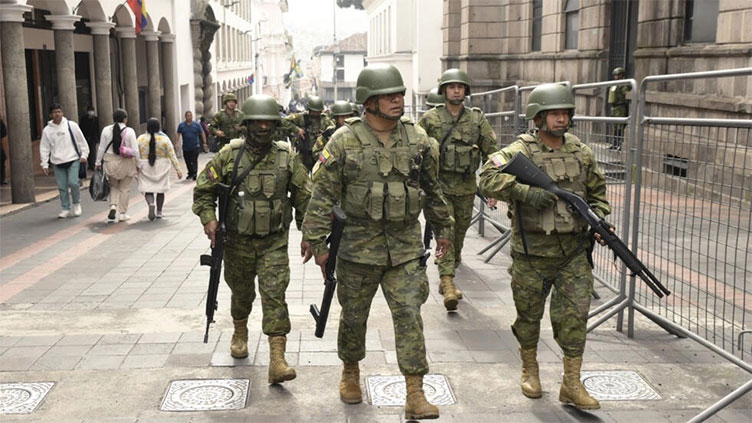 Soldiers on the street as Ecuador declares war on drug cartels