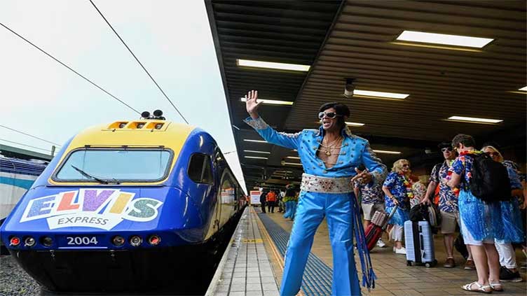 Elvis train shakes, rattles and rolls out to tribute festival in Australia