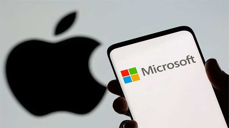 Microsoft briefly overtakes Apple as world's most valuable company