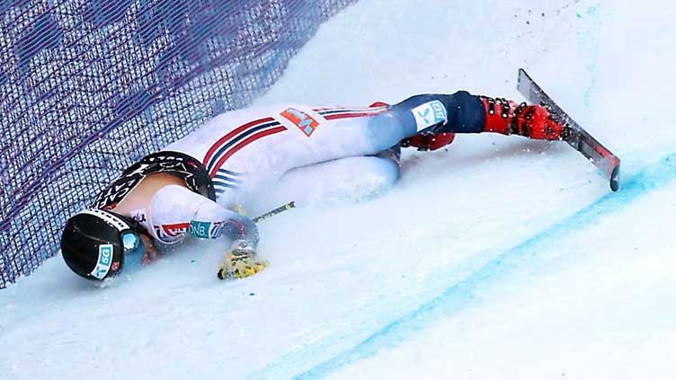 Norway's Kilde out for the season after downhill crash