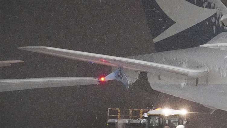 Korean Air, Cathay Pacific aircraft clip wings at Japan airport; no injuries