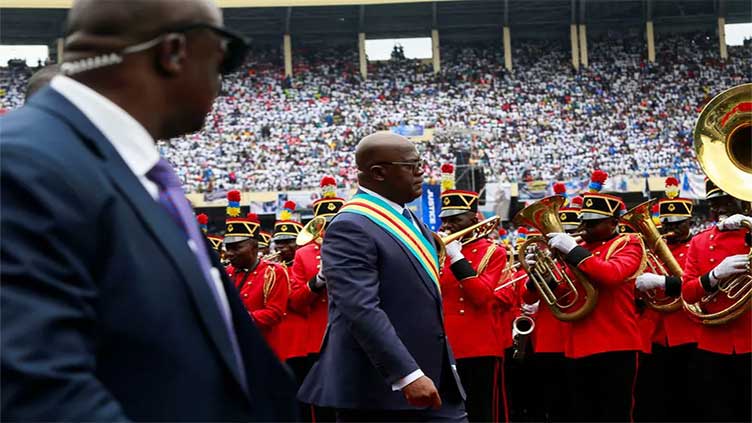 Congolese President Tshisekedi sworn in for second term after disputed vote