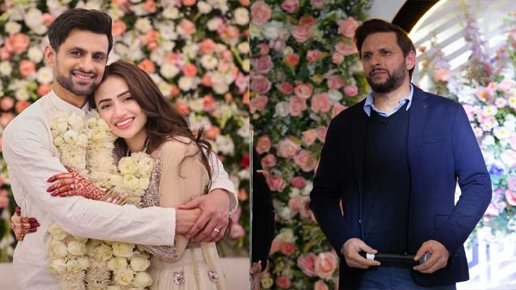 Shahid Afridi's message to Shoaib Malik on his wedding goes viral