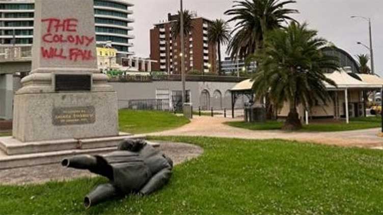 Colonial statues vandalised ahead of contentious Australia Day holiday