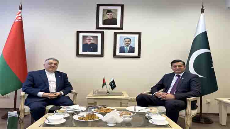 Pakistani, Iranian envoys discuss ties in Belarus
