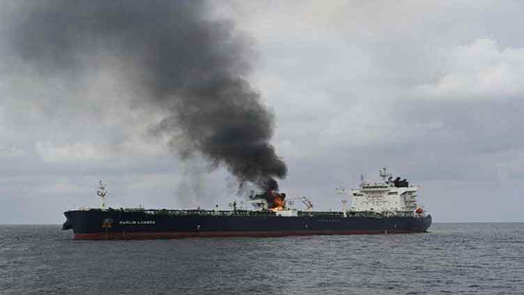 Crew extinguishes blaze on tanker hit by missile in Gulf of Aden