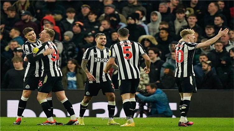 Newcastle back on track as Schar double sinks Villa