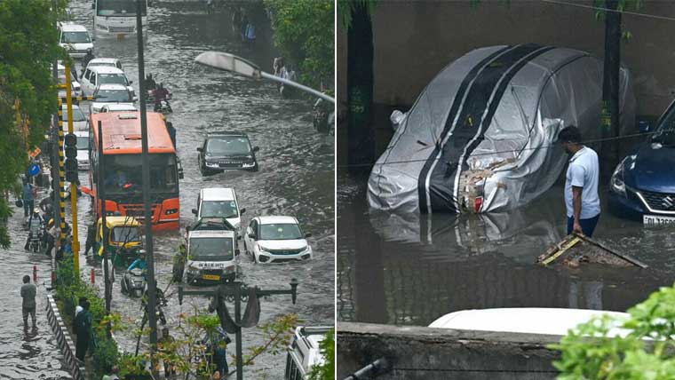 نئی دہلی میں طوفانی بارشوں سے تباہی، درجن سے زائد افراد ہلاک، فلائٹ آپریشن متاثر