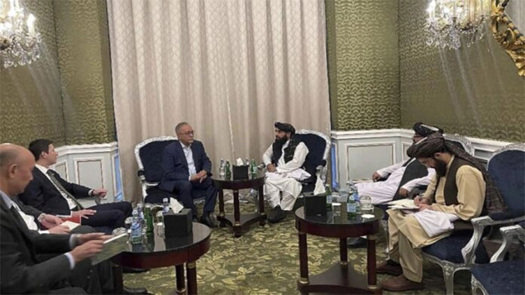 Taliban govt representatives meet UN, Afghanistan envoys in Doha
