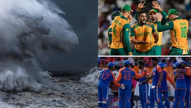 سمندری طوفان کا خدشہ: بھارت اور جنوبی افریقہ کی ٹیمیں بارباڈوس میں پھنس گئیں