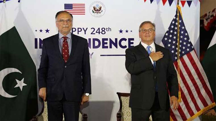 Ahsan Iqbal felicitates US government on 248th Independence Day