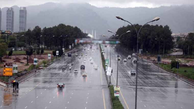 اسلام آباد میں بارشیں شروع، سیلاب کے پیش نظر ہائی الرٹ جاری