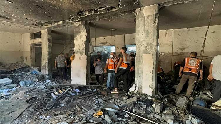 Gaza rescuers say Israeli strike on school kills four