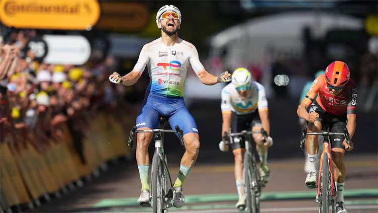 Frenchman Turgis wins stage nine as Pogacar maintains Tour de France lead