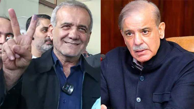 PM Shehbaz congratulates president-elect of Iran over telephone