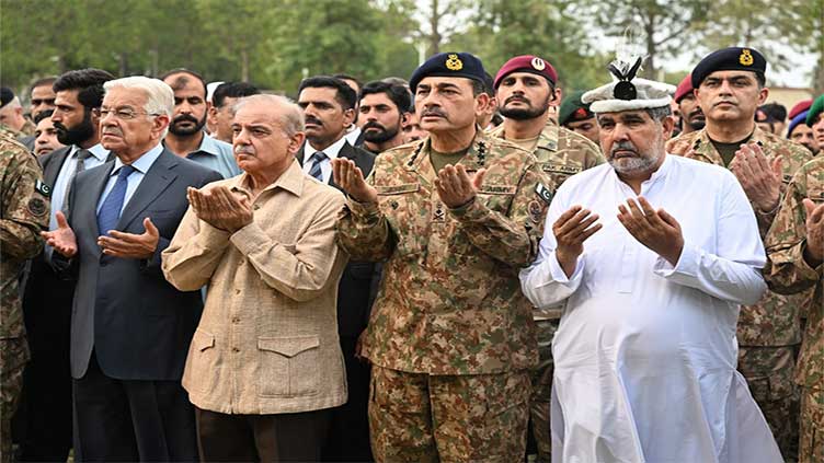 PM, army chief attend funeral prayers for Capt Osama