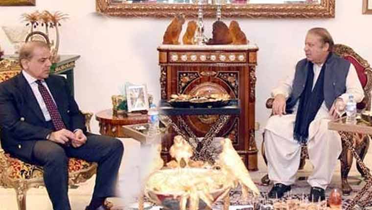 لیگی قائد نواز شریف کی وزیر اعظم شہباز شریف سے ملاقات، سیاسی صورتحال پر گفتگو