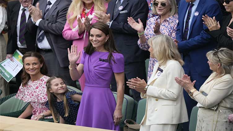 Kate, Princess of Wales, is at Wimbledon in a rare public appearance since revealing she has cancer