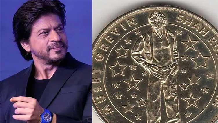 Shah Rukh first Bollywood actor to be honoured with Gold Coins by Grevin Museum in Paris