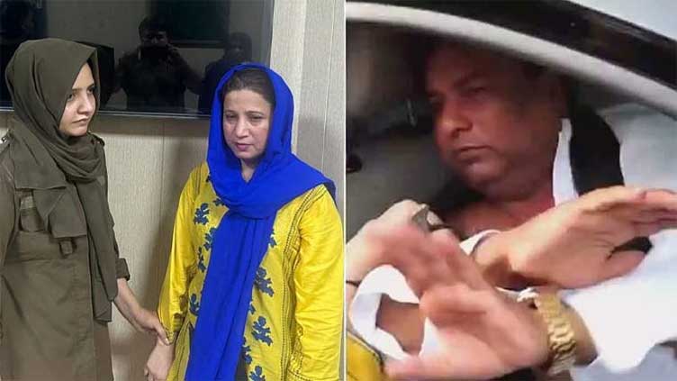 Police arrest woman who thrashed PML-N leader at PTI's hunger strike camp