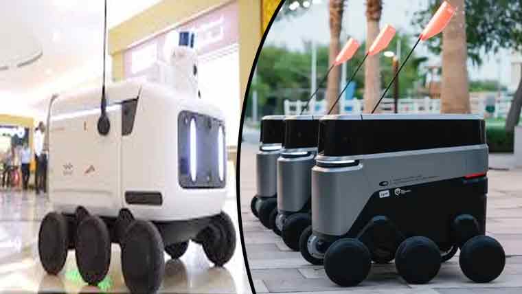 مصنوعات ڈیلیوری کیلئے’سیلف ڈرائیونگ روبوٹس‘ سڑکوں پر آگئے
