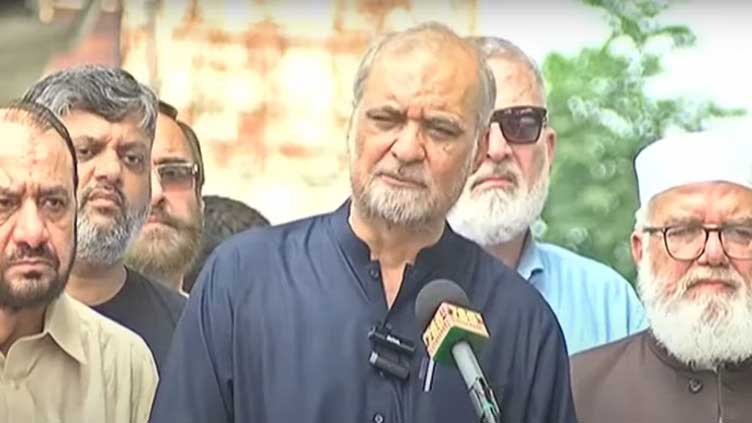 JI emir Hafiz Naeem warns to move sit-in to D-chowk