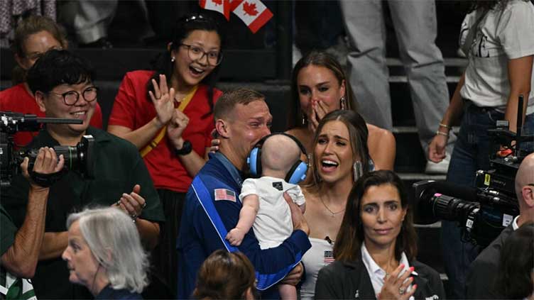 Emotional Dressel spearheads US to first Olympic gold in Paris