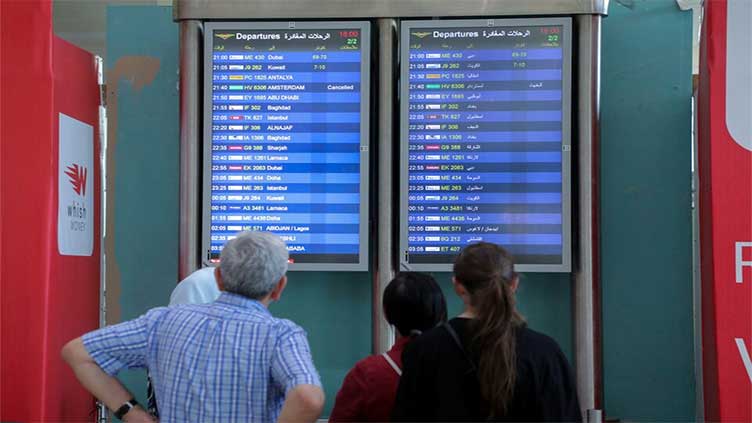 Dunya News Beirut airport cancels flights amid fears of Israeli attack